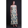 thumbnail image 2 of Bimba Robe Longue Chic à Imprimé Floral pour Femme, Style Bohème, Maxi d'Été, Tenue de Plage - Petit, 2 of 6