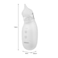 thumbnail image 3 of Aspirador nasal eléctrico YOUHA Q2 Aspirador nasal eléctrico para bebés Limpiador de nariz Succionador de nariz con punta de aspirador adicional 3 niveles de succión para bebés recién nacidos Niños pe YOUHA Aspirador nasal eléctrico, 3 of 7