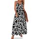 thumbnail image 1 of Vestido sin mangas con siluetas monocromáticas vestidos de verano vestidos de noche para mujer vestidos de mujer de lujo, 1 of 7
