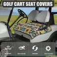 thumbnail image 2 of SEANATIVE Sunflower Golf Cart Seat Covers for Club Car Washable Golf Cart Seat Blanket Covers with 4 Front Pockets Southwestern Aztec Tribal Golf Cart Front Seat Cover for 2 Passenger, 2 of 7