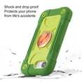 thumbnail image 3 of Allytechgroup Military-Grade Phone Case for Apple iPhone 16e, Heavy Duty iPhone 16e Cover with 360° Ring Kickstand, Shockproof TPU+PC Bumper, Raised Edges, Drop Protection, Avocado, 3 of 5