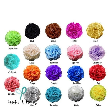 - Silk Flower Kissing Balls Wedding Centerpiece