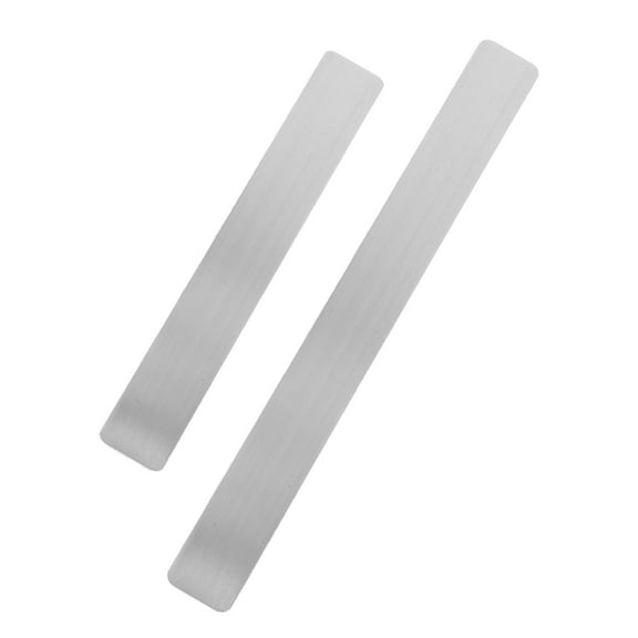 OUNONA 2-Pack Metal Magnetic Tape Self-Adhesive Iron Strip for Crafts and Repairs