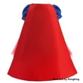 thumbnail image 2 of Rongking Superhero Dress for Toddler Girls Sequins Cosplay Party Dress w/Cloak, 2 of 7
