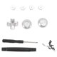 thumbnail image 1 of Kit de reemplazo de botones Botones Dpad de aleación de aluminio para accesorios de controlador PS5 Plata, 1 of 14