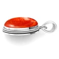 thumbnail image 3 of 925 Sterling Silver Women Jewelry Natural Sponge Coral Pendant, 3 of 8