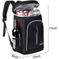 thumbnail image 6 of Soft Cooler Backpack Insulated Waterproof Backpack Cooler Bag Leak Proof Portable Small Cooler Backpacks to Work Lunch Travel Beach Camping Hiking Picnic Fishing Beer for Men Women, 6 of 6