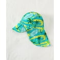 thumbnail image 4 of KIMI BEAR 12 Months Infant Baby Boys One-piece Swimsuit 18 Months Swimwear Full Zipper UPF 50+ Sun Protection Coconut Tree Print One Piece Bathing Suit Rash Guard and Hat Beachwear Sunsuit Green, 4 of 10