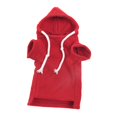 thumbnail image 2 of Ropa para hurones con capucha, ropa para conejillos de indias, lavable, bonita y cálida, accesorios pequeños Rojo, 2 of 9