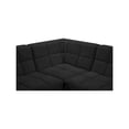 thumbnail image 5 of Meridian Furniture Relax Black Velvet Modular Sectional, 5 of 10