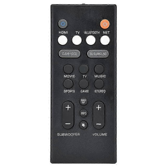 Speaker Remote Control for Yamaha YAS-209 YAS-109
