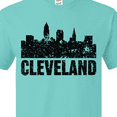 thumbnail image 4 of Inktastic Cleveland Skyline Grunge T-Shirt, 4 of 5