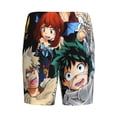 thumbnail image 5 of My Hero Academia Poster Men's Short Pajama Pants Lightweight Daily Lounge Shorts Bottoms Sleepwear Cozy Soft Home Pajama Pants Shorts, 5 of 9