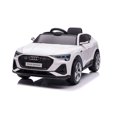 thumbnail image 1 of PINGÜE® Montable Eléctrico Niños AUDI® E-Tron Sportback Licencia Oficial | Control Remoto 2.4 GHz | Batería 12V 4.5AH |8 Km/h | 2 Motores 390 |Luces LED, Música, Radio| BLANCO, 1 of 8