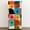 Color 4, variant on Self Adhesive Vinyl Refrigerator Wrap Set Abstract Geometric Colorful Shapes Stars Door Mural Removable Fridge Sticker Peel and Stick Full Door Cover Decal Kitchen Bar Decor