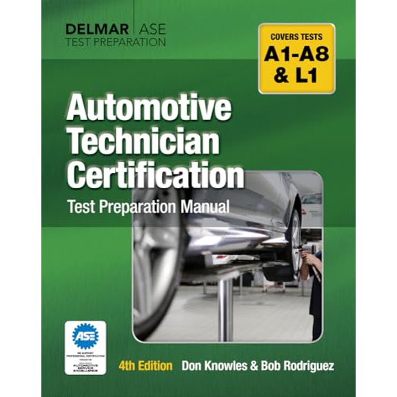 Pre-Owned Automotive Technician Certification Test Preparation Manual (Paperback) 1428321012 9781428321014