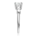 thumbnail image 4 of Wellingsale Ladies 925 Sterling Silver Wedding Engagement Ring - Size 5, 4 of 6