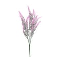 thumbnail image 2 of 1 Bundle Watermelon Red Artificial Lavender Bouquet, Flocking Plastic Flower for Home Decor Red, 2 of 2
