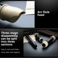 thumbnail image 4 of Easy Operated ABS Resin F Key Clarinet, 8 Hole Recorder,  Sound F Key Recorder, Beginners For Music Lover Alto F Key British Recorder B, 4 of 8