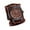 Brown, variant on lionlar Men Wrist Watch Cuff Watch Round Dial Roman Numerals Leather Bracelet Watch Male Brown