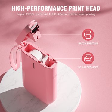 NIIMBOT D110 Label Maker Machine Pocket Thermal Label Printer All One Bt Connect Prince Diy Date Journal Study Sticker Labeling Compatible Ios Android Micr