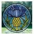 thumbnail image 2 of Meyda Tiffany Tiffany Thistle Medallion Stained Glass Window, 2 of 2