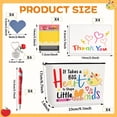 thumbnail image 2 of 24 count Teacher Appreciation Gifts Bulk for Women with Sticky Notes Bookmark Key Chain Makeup Bags Pens Thank You Card Motivational Teacher Gifts Set for Teachers School Graduation Office Supplies, 2 of 6