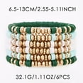 thumbnail image 3 of L.YY Boho Beaded Bracelets, Multicolor (6 Pack), 3 of 6
