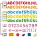 thumbnail image 2 of Juego de letras magnéticas y números, 192 piezas, para niños Laxdacee, 2 of 6