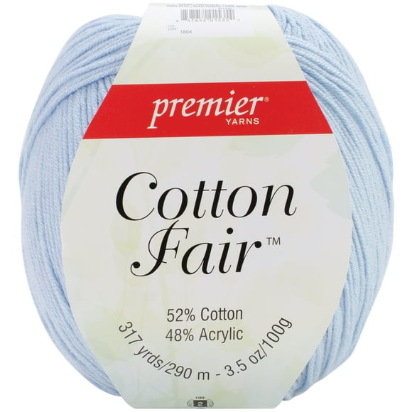 Premier Cotton Fair Yarn-Baby Blue 27-3