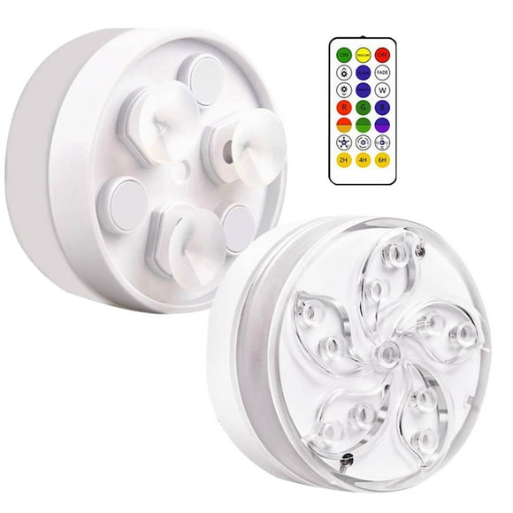 DHGDJ54G Hot Tub Lights 2 Pack Underwater Light 11 LEDs RGB Submersible Pool Lights Bath Spa Lights With RF Remote For Swimming Pool Star Light Projector Indoor for Adults Projection Lamp Star Night