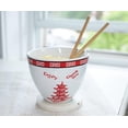 thumbnail image 5 of Bowl Bop Chinese Takeout Box Dinnerware Set | 16-Ounce Ramen Bowl, Chopsticks, 5 of 7