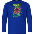 thumbnail image 3 of Inktastic Mardi Gras for Girls Long Sleeve Youth T-Shirt, 3 of 5