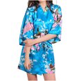 thumbnail image 1 of LSLJS Cardigan Imprimé Ample pour Femmes Ceinture Peignoir Court, Robes Cadeaux pour Femmes, 1 of 4
