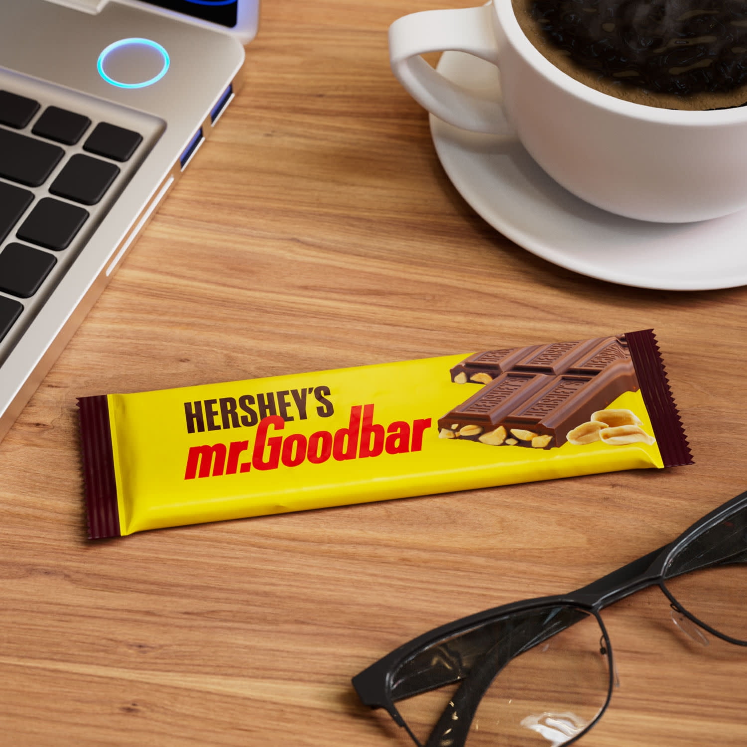 Hershey's Mr. Goodbar Chocolate with Peanuts King Size Candy, Bar 2.6 oz