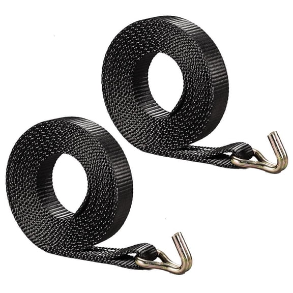 2Pcs Truck Load Fasteners Ratcheting Straps for Heavy Items Transportation