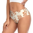 thumbnail image 2 of Fotbe Hand Drawn Snake Calzones Estampados para Mujer – Ropa Interior de Algodón, Cómoda, Suave y Elástica-Large, 2 of 6
