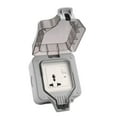thumbnail image 1 of Caja de corriente Zulema de polipropileno 3 agujeros con interruptor impermeable, 1 of 6