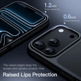 thumbnail image 5 of JETech Matte Case for iPhone 18 Pro Max |Frosted Translucent Back, Drop Protection (Black), 5 of 7