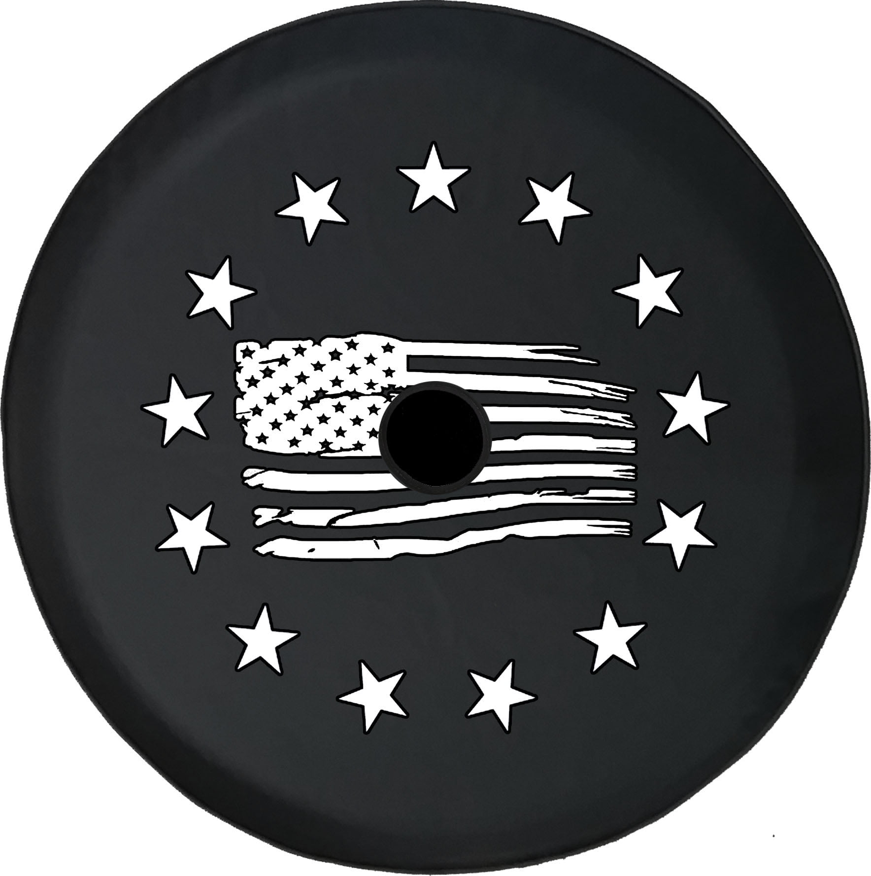 Black Tire Covers Tire Accessories for Campers, SUVs, Trailers, Trucks, RVs and More Betsy