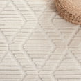 thumbnail image 6 of SAFAVIEH Urban Drew High Low Trellis with Fringe Area Rug, Ivory, 9' x 12', 6 of 8