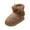 Brown, variant on Aihuaihua Women's Cute Sheep Fuzzy Snow Boots, Winter Suede Ankle Booties with Warm Plush Lining Non- Sole Outdoor