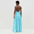 thumbnail image 4 of Royisotas Womens Sleeveless Dresses Summer Maxi Evening Fashion Cocktail Dress for Women A Line, 4 of 8