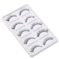 thumbnail image 2 of Teissuly 5 Pairs Thick Long Party False Eyelashes Black Band Fake Eye Lashes, 2 of 3