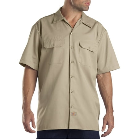 Dickies Big Men's Short Sleeve Twill Work Shirt - Walmart.com