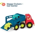 thumbnail image 2 of B. toys  Car Carrier Truck  Toy Car Carrier  2 Mini Cars  Toy Trucks for Toddlers, Kids  12 Months +  Happy Cruisers - Car Carrier, 2 of 7