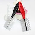 thumbnail image 3 of Pet Supplies Dogs Grooming stainless steel antistatic Pet Hair Grooming Comb Slicker Brush, 3 of 6