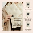 Down Filled Warm Heated Scarf Unisex USB Powered Neck Heating Pad With