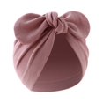 thumbnail image 1 of Turbante de algodón para bebé, niña y niño, gorro con nudo de flores, Orejas de conejo, gorros para recién nacidos, accesorios para el cabello para niños pequeños, 1 of 4