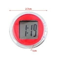 thumbnail image 2 of Motorcycle Clock Motorcycle Handlebar Clock Sticky on Digital Clock Watch for SUV Auto Red, 2 of 9